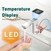 PAGED LED Bathroom Faucet Pull-Out Bathroom Sink Faucet, Single Hole Faucet for Bathroom Sink, Temperature Digital Display - 4 of 4