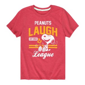 Boys' - Peanuts - Peanuts Laugh League Short Sleeve Graphic T-Shirt - 1 of 4