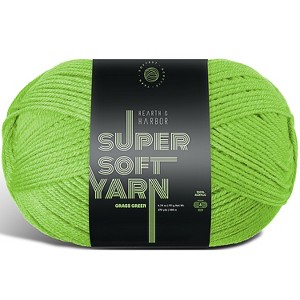 Hearth & Harbor Acrylic Yarn for Crocheting & Knitting - Soft Yarn for Crocheting, 370 Yards Knitting Yarn, Medium Worsted Weight Yarn 4 - 1 of 4
