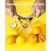 BRINJOY Lemon Squeezer, Stainless Steel Lemon Juicer, Manual Juicer for Lemon Citrus Lime Orange, Handheld citrus Squeezer - 2 of 4