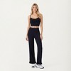 Anna-Kaci Active Women's High Waist Wide Leg Sweatpants with Ruffle Hem Detail - 3 of 4