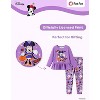 Disney Mickey Mouse & Friends Toddler Girls Minnie Mouse Halloween Coordinate Sets T-Shirts + Leggings Purple 2pcs - 3 of 4