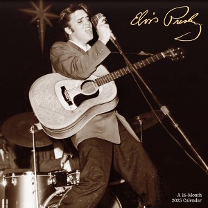 Trends International 2025 Elvis Presley Wall Calendar: Monthly Spiral-Bound, 12x12 Inches, Multicolored, All Ages - 1 of 4