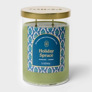 2 Wick Lidded Jar Candle - Threshold™ - 1 of 3