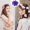 Unique Bargains Durable Versatile Chiffon  Artificial Flowers for Graduation Headbands 12 Pcs - 3 of 4