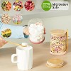 4-Pack 17oz Airtight Glass Jars with Bamboo Lids & Spoons for Oats & Dry Food - 4 of 4