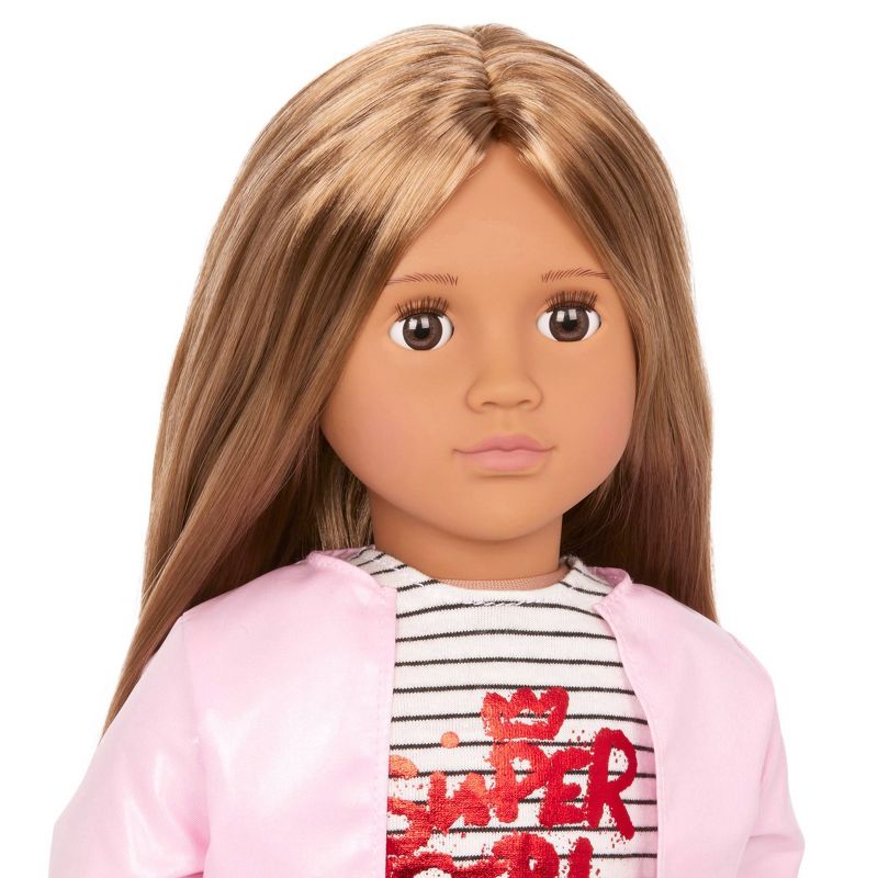 Our Generation Elena 18&#34; Fashion Doll with Jacket &#38; Super Girl Top, 3 of 6