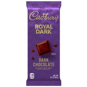 CADBURY Royal Dark Candy, Bar Dark Chocolate, 3.5 oz - 1 of 3