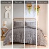 Sapphtopaz Jacquard Pompom Comforter Set, Twin/Twin XL Quilt Set with 2 Shams for Women, Men, Kids & Teens - 2 of 4