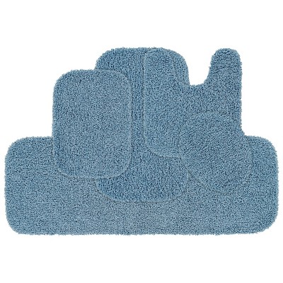 bing Blue) extra-morbido Peluche vasca doccia Bagno Tappeto, addensante  Shaggy Tub Mat Carpet, Super assorbente