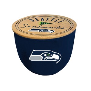 NFL Seattle Seahawks 3-Wick Script Circle Logo 16oz Ceramic Bowl Candle - 1 of 1