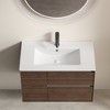 Hrinhom 30"W Bathroom Vanity Sink,Modern Ceramic Wash Basin Without Faucet - 2 of 4