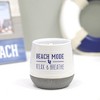 Pavilion Gift Company - Beach Mode - 11 oz - 100% Soy Wax Reveal Candle Scent: Serenity - Flame Candles - 2 of 4