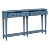 PAGED 60 inch Console Table with 4 Drawers,Retro Entryway Table with Open Shelf for Living Room,Hallway - 4 of 4
