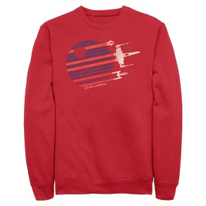 Mens Star Wars X-wing Starfighter Flyby Sweatshirt - 1 of 4