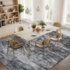 Area Rug Living Room Rugs Indoor Soft Fluffy Rug Abstract Carpet  Washable Plush Throw Large Accent Rug - 4 of 4