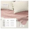 Reversible Printed Floral Scalloped Cotton Quilt and Sham Set - Great Bay Home - 4 of 4