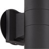 Possini Euro Design Ellis Modern Outdoor Wall Light Fixture Black Cylinder Up Down 11 3/4" for Post Exterior Light Barn Deck Post Light House Porch - 3 of 4