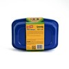 Glad Take-Aways Crayola Retired Colors 28oz/7pk Divided Rectangle Food Storage Containers - Violet Blue - 4 of 4