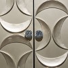 Modern Crescent Moon Pattern Wood Rectangle Cabinet Black - Olivia & May: Chic Decorative Storage - 4 of 4