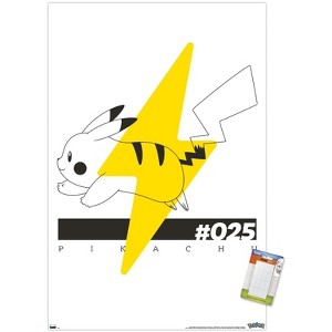 Trends International Pokémon - Pikachu Line 25 Unframed Wall Poster Prints - 1 of 4