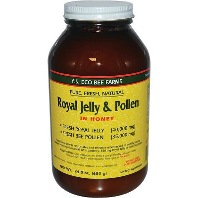Y.S. Eco Bee Farms Royal Jelly & Pollen in Honey.