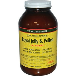 Y.S. Eco Bee Farms Royal Jelly & Pollen in Honey. - 1 of 2