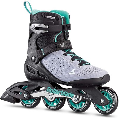 Rollerblade 07967100N05-6 Zetrablade Elite Women's Adult Inline Skate Size 6, Black and Powder Blue