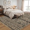 Washable Rugs Large Modern Bordered Playroom Carpet Non-Shedding Low Pile Stain-Resistant Ultra Soft Foldable Accent Rug for Living Room Office - 2 of 4