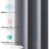 HLC.ME Laurance Complete Blackout Thermal Insulated Grommet Top Panels Window Curtains Drapes for Bedroom, Set of 2 - 3 of 4