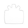 Unique Bargains Pastry Cutter Christmas Hat-Shaped Dishwasher Safe Stainless Steel Silver Tone 1Pcs - 4 of 4