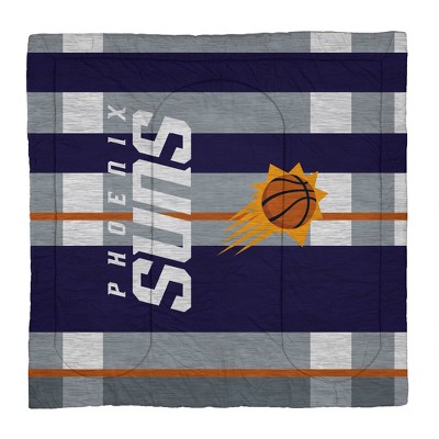 NBA Phoenix Suns Heathered Stripe Queen Bedding Set in a Bag - 3pc — фото 2