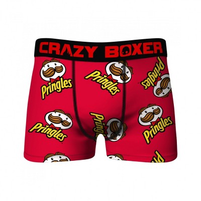 Mens Crazy Boxers Pringles Logo All Over Boxer Briefs