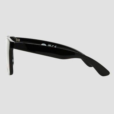 Women's Shiny Plastic Square Sunglasses with Gradient Lenses - Universal Thread Black: Scratch-Resistant, UV Protection - image 4