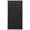 Aghana Digitals Anthracite Steel Filing Cabinet with 3 Adjustable Shelves, 2 Lockable Drawers, - 2 of 4