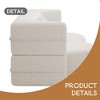 Modern Floor Sofa with 2 Pillows,Convertible Teddy Fabric Foam-Filled Sleeper Sofa Bed,15" Full Size Folding Mattress - Leovsnove - 4 of 4