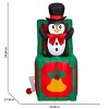 Holiday Living 5-FT Animated Penguin in a Jack-in-the-Box Christmas Inflatable - 3 of 4