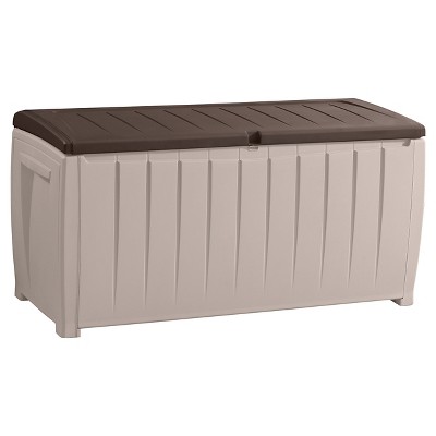 Novel 90 Gallon Outdoor Storage Box - Beige/Brown - Keter