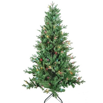 Kurt S. Adler 5' Pre-Lit Multicolor Incandescent Jackson Pine Tree