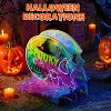 JDICTION 4Pcs Skull Resin Coaster Molds with Holder - Halloween Silicone for Epoxy Casting, Skull Coaster Decoration, DIY Gift Crafts - 2 of 4