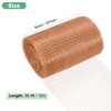 Unique Bargains Copper Mesh Rustproof Flexible Durable Waterproof Screen Mesh - 3 of 4