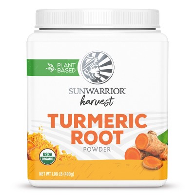 Harvest Turmeric Root Powder, Sunwarrior, 490gm, 1 of 8