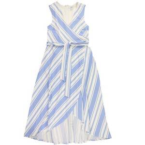 bar III Womens Striped Wrap Dress - 1 of 2