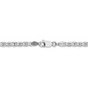 Black Bow Jewelry 3mm 14k White Gold Solid Concave Anchor Chain Necklace - 4 of 4