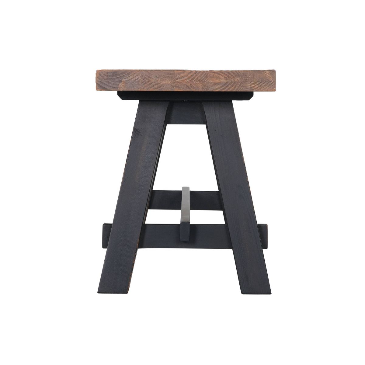 48" Odin Solid Wood Bench Black - Alaterre Furniture - thumbnail 8