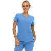 Saint Scrubs Womens 9-Pocket Medical Uniform Set- V-Neck Stretch Top with Seven Pocket Jogger Scrub Pant - 4 of 4