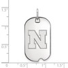 Black Bow Jewelry Sterling Silver Nebraska Cornhuskers NCAA Pendant - 2 of 3