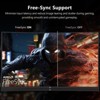 Z-EDGE UG32P 32" 240Hz Curved Gaming Monitor, FHD(1920x1080)1ms Frameless LED Gaming Monitor, FHD Gaming Monitor - 3 of 4