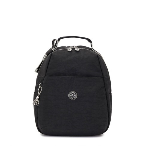 Kipling black hot sale backpack