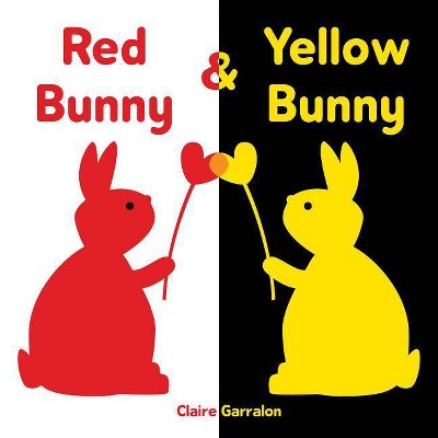 Red Bunny & Yellow Bunny - by  Claire Garralon (Board Book)